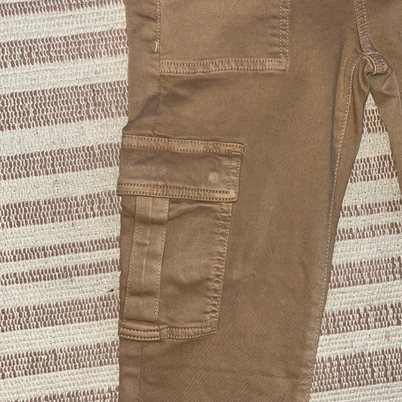 New! America Eagle Khaki super stretch high rise skinny jeggings| size 0 - Picture 4 of 5